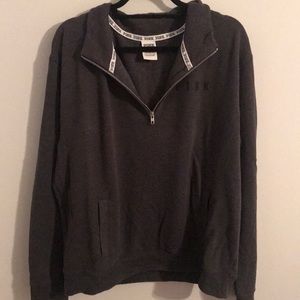 Victoria’s Secret Pink Half-zip Sweater